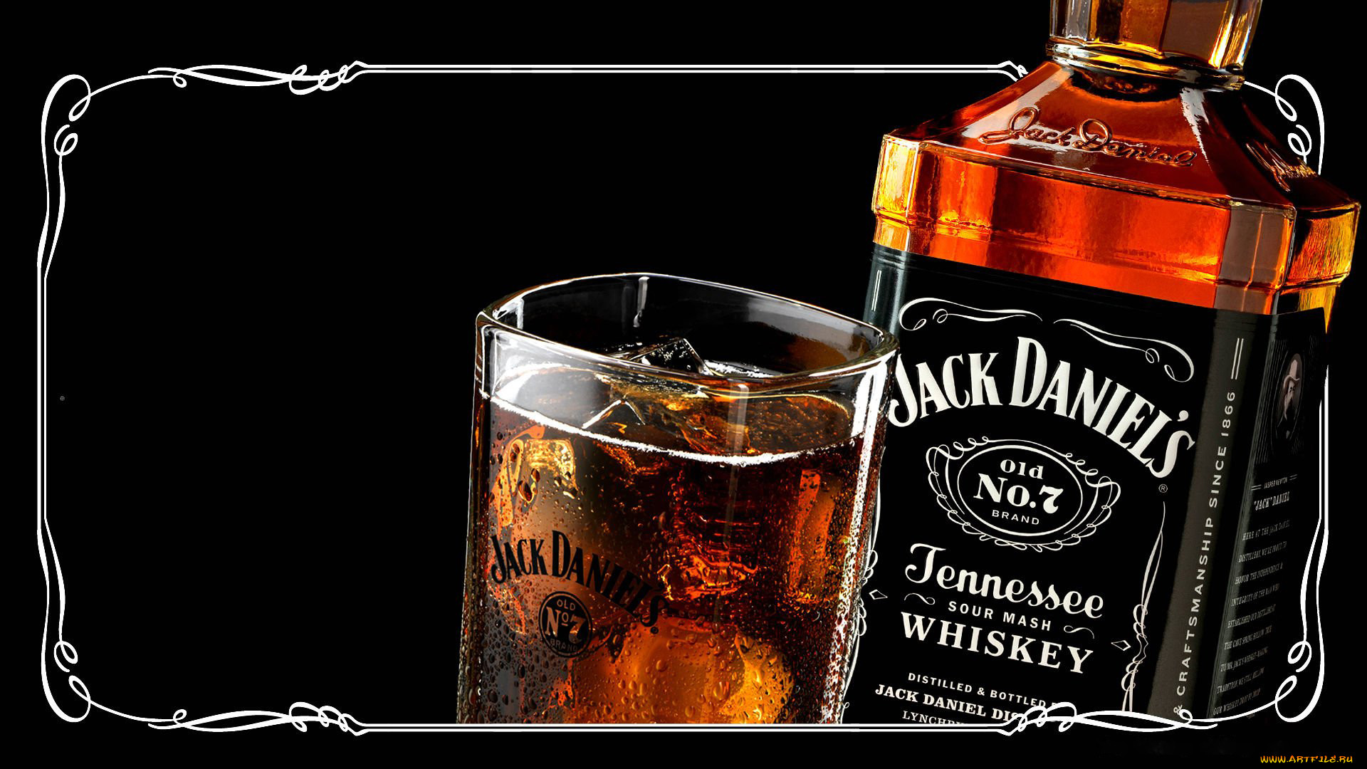 Виски «Джек Дэниелс» 0,5л 40%